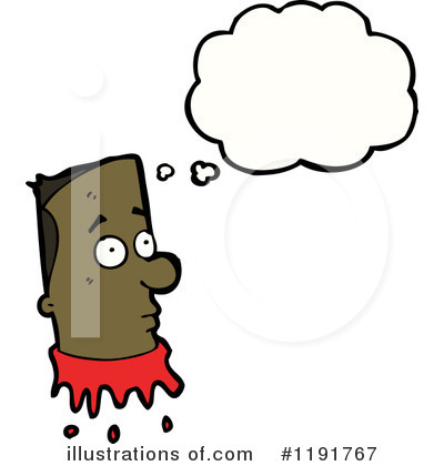 Bloody Head Clipart #1191767 by lineartestpilot