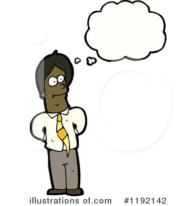 Royalty-Free (RF) Black Man Clipart Illustration by lineartestpilot - Stock Sample #1192142