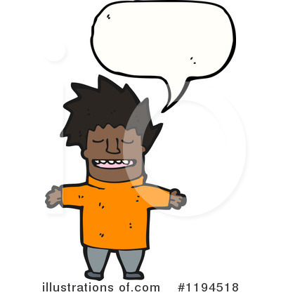 African American Boy Clipart #1194518 by lineartestpilot
