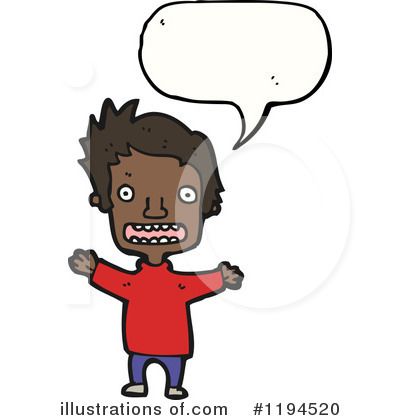 African American Boy Clipart #1194520 by lineartestpilot