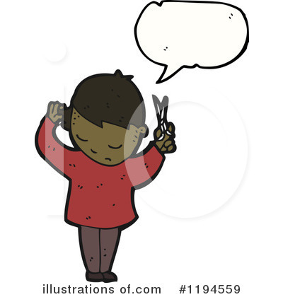Black Boy Clipart #1194559 by lineartestpilot