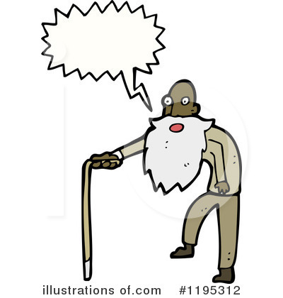 Old Man Clipart #1195312 by lineartestpilot