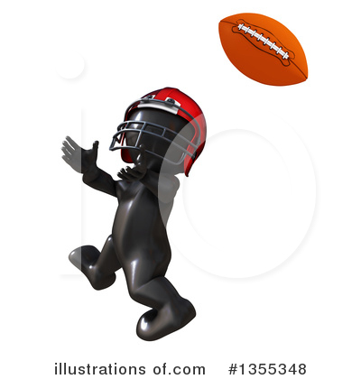 Football Player Clipart #1355348 by KJ Pargeter