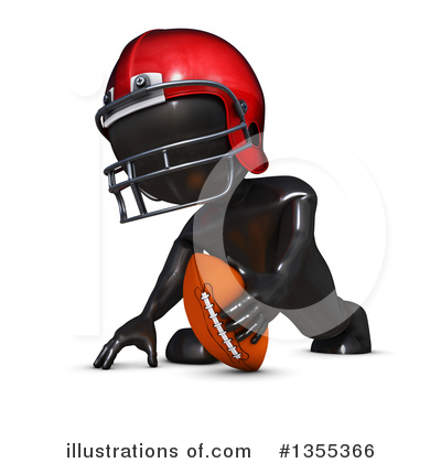 American Football Clipart #1355366 by KJ Pargeter