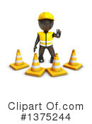 Black Man Clipart #1375244 by KJ Pargeter