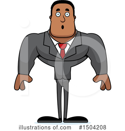 Black Businessman Clipart #1504208 by Cory Thoman