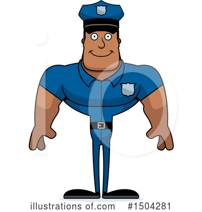 Police Man Clipart #1504281 by Cory Thoman