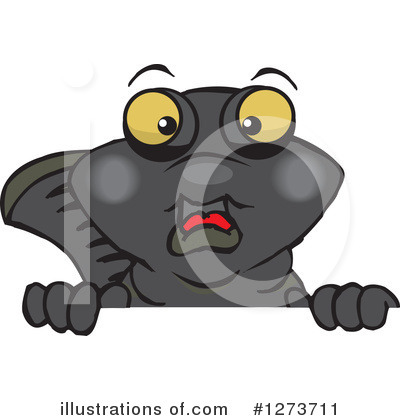Black Moor Fish Clipart #1273711 by Dennis Holmes Designs