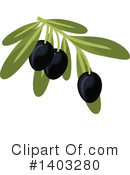 Black Olive Clipart #1403280 by Vector Tradition SM