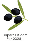 Black Olive Clipart #1403281 by Vector Tradition SM