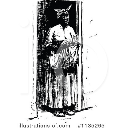 Royalty-Free (RF) Black Woman Clipart Illustration by Prawny Vintage - Stock Sample #1135265