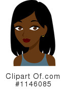 Black Woman Clipart #1146085 by Rosie Piter