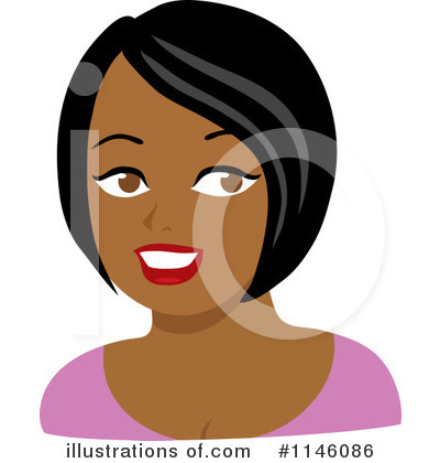 Royalty-Free (RF) Black Woman Clipart Illustration by Rosie Piter - Stock Sample #1146086