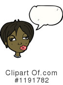 Black Woman Clipart #1191782 by lineartestpilot