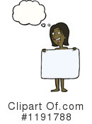 Black Woman Clipart #1191788 by lineartestpilot