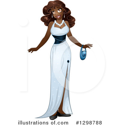 Royalty-Free (RF) Black Woman Clipart Illustration by Liron Peer - Stock Sample #1298788