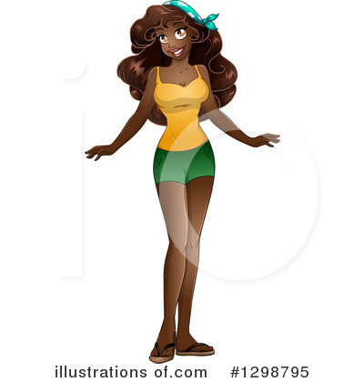 Royalty-Free (RF) Black Woman Clipart Illustration by Liron Peer - Stock Sample #1298795