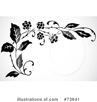 Royalty-Free (RF) Blackberries Clipart Illustration by BestVector - Stock Sample #73641