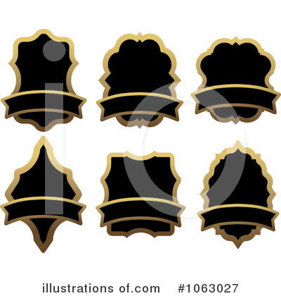 Royalty-Free (RF) Blank Label Clipart Illustration by Vector Tradition SM - Stock Sample #1063027