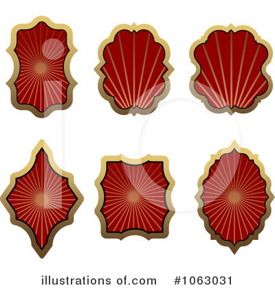 Royalty-Free (RF) Blank Label Clipart Illustration by Vector Tradition SM - Stock Sample #1063031