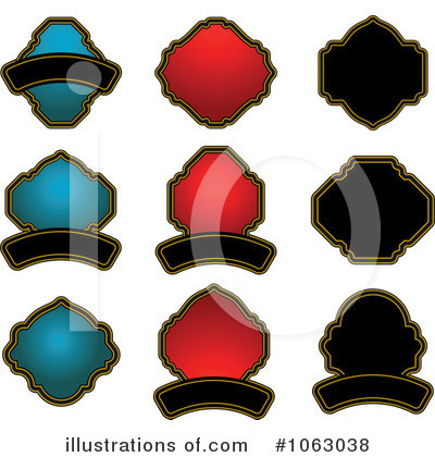 Royalty-Free (RF) Blank Label Clipart Illustration by Vector Tradition SM - Stock Sample #1063038