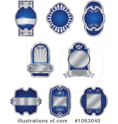 Royalty-Free (RF) Blank Label Clipart Illustration by Vector Tradition SM - Stock Sample #1063040