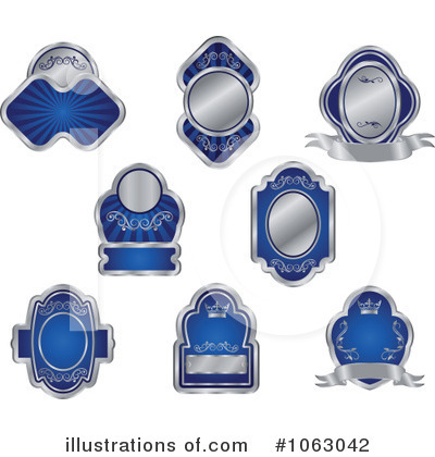 Royalty-Free (RF) Blank Label Clipart Illustration by Vector Tradition SM - Stock Sample #1063042