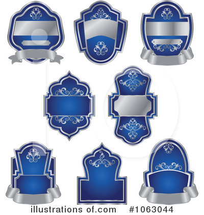 Royalty-Free (RF) Blank Label Clipart Illustration by Vector Tradition SM - Stock Sample #1063044