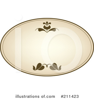 Royalty-Free (RF) Blank Label Clipart Illustration by Eugene - Stock Sample #211423