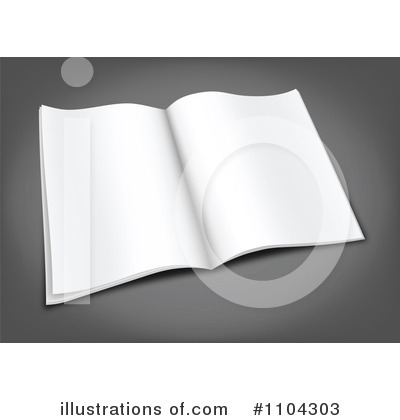 Royalty-Free (RF) Blank Pages Clipart Illustration by vectorace - Stock Sample #1104303