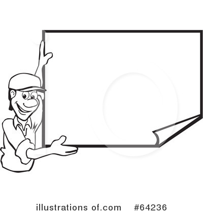 Blank Sign Clipart #64236 by David Rey