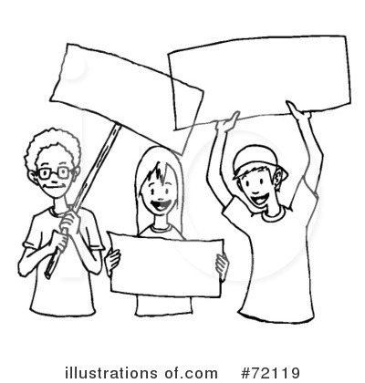 Royalty-Free (RF) Blank Sign Clipart Illustration by PlatyPlus Art - Stock Sample #72119