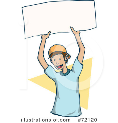 Royalty-Free (RF) Blank Sign Clipart Illustration by PlatyPlus Art - Stock Sample #72120