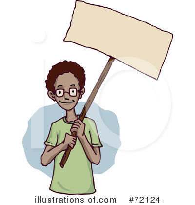 Royalty-Free (RF) Blank Sign Clipart Illustration by PlatyPlus Art - Stock Sample #72124