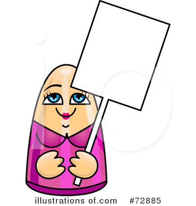 Royalty-Free (RF) Blank Sign Clipart Illustration by r formidable - Stock Sample #72885