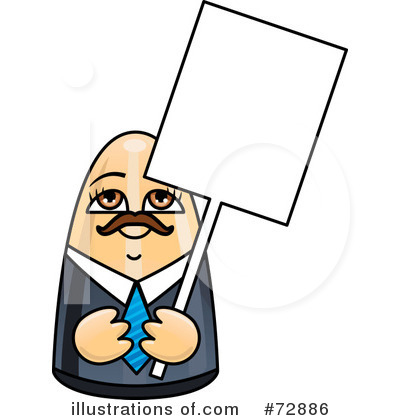 Royalty-Free (RF) Blank Sign Clipart Illustration by r formidable - Stock Sample #72886