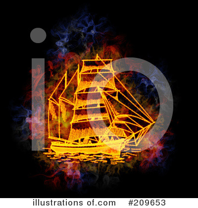 Flames Clipart #209653 by Michael Schmeling