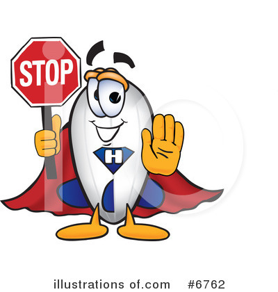 Royalty-Free (RF) Blimp Clipart Illustration by Mascot Junction - Stock Sample #6762