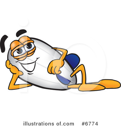 Royalty-Free (RF) Blimp Clipart Illustration by Mascot Junction - Stock Sample #6774