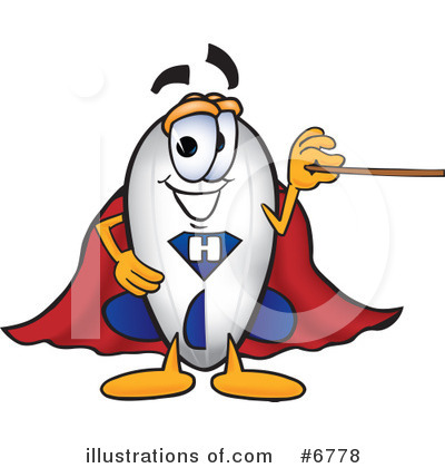 Blimp Character Clipart #6778 by Mascot Junction