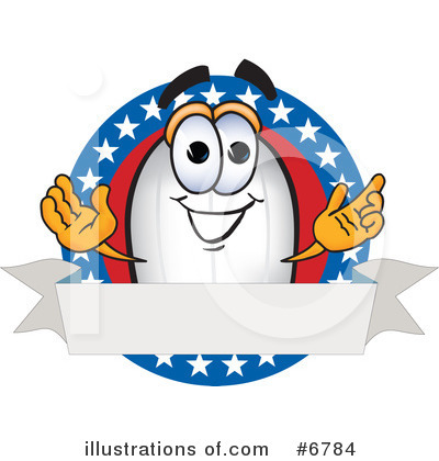 Royalty-Free (RF) Blimp Clipart Illustration by Mascot Junction - Stock Sample #6784