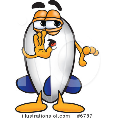 Blimp Character Clipart #6787 by Mascot Junction