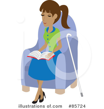 Royalty-Free (RF) Blind Clipart Illustration by Rosie Piter - Stock Sample #85724