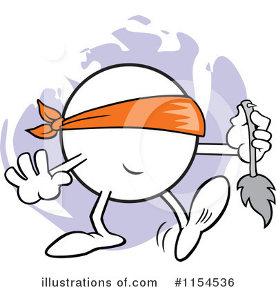 Royalty-Free (RF) Blindfold Clipart Illustration by Johnny Sajem - Stock Sample #1154536