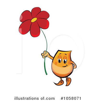 Royalty-Free (RF) Blinky Character Clipart Illustration by MilsiArt - Stock Sample #1058071