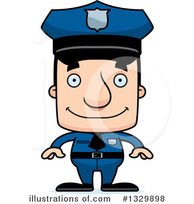 Police Man Clipart #1329898 by Cory Thoman