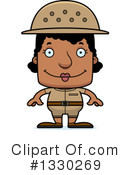 Block Headed Black Woman Clipart #1330269 by Cory Thoman