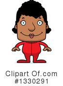 Block Headed Black Woman Clipart #1330291 by Cory Thoman