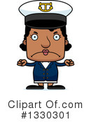 Block Headed Black Woman Clipart #1330301 by Cory Thoman