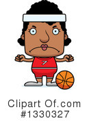 Block Headed Black Woman Clipart #1330327 by Cory Thoman